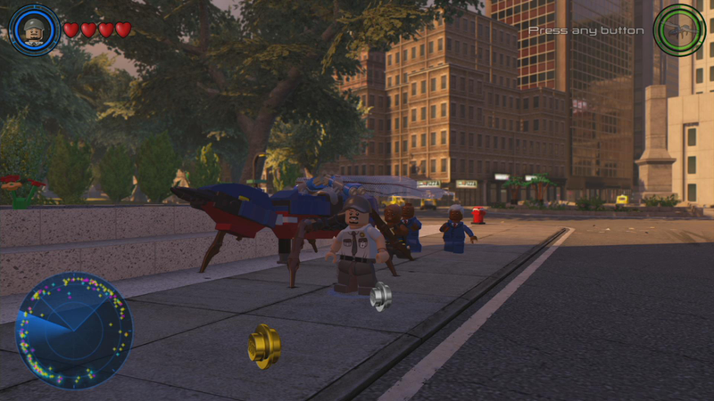 Luis with Ant-thony, both a playable character and a ridable character.